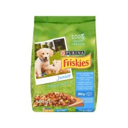   Friskies Junior száraz kutyaeledel csirkével, zöldségekkel és tejjel 500g