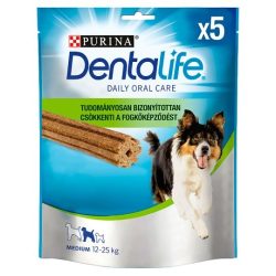   Dentalife Medium jutalomfalat felnőtt kutyák (12-25kg) számára 5 db 115 g