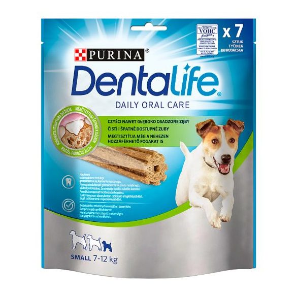 Dentalife Small jutalomfalat felnőtt kutyák (7-12kg) számára 7 db 115 g