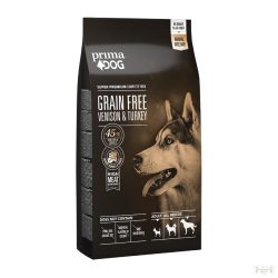   PrimaDog Grain Free Adult All Breeds Venison Turkey száraz kutyatáp 10kg