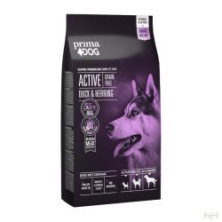   PrimaDog Active Grain Free Adult All Breeds Kacsa - Hering száraz kutyatáp 10kg	