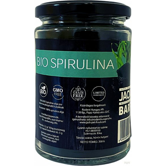 JACK BARF BIO SPIRULINA (100% alga) 200g