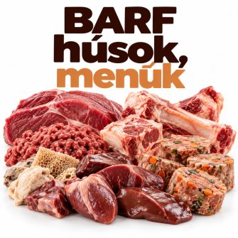BARF húsok, menük