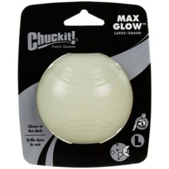 CHUCKIT MAX GLOW FLUORESZKÁLÓ LABDA (L)