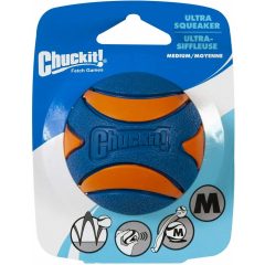 CHUCKIT Ultra Squeaker sípolos LABDA (M)
