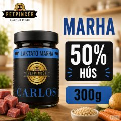 PETPINCÉR "CARLOS" MARHA menü (50% hús) 300g