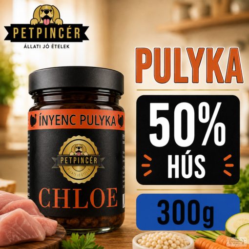 PETPINCÉR "CHLOE" PULYKA menü (50% hús) 300g