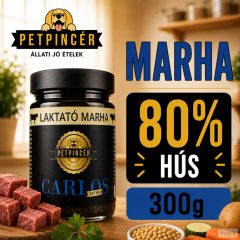   PETPINCÉR "CARLOS EXTRA" MARHA menü (80% hús) 300g