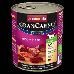   Animonda GranCarno Adult (marha,szív) konzerv - Felnőtt kutyák részére 800 g
