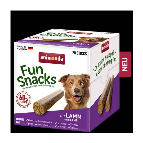 Animonda Fun Snack (bárány) jutalomfalat - kutyák részére (20db) 500g