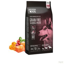   PrimaDog Grain Free Adult All Breeds Lazac-Édesburgonya száraz kutyatáp 1,5 kg	
