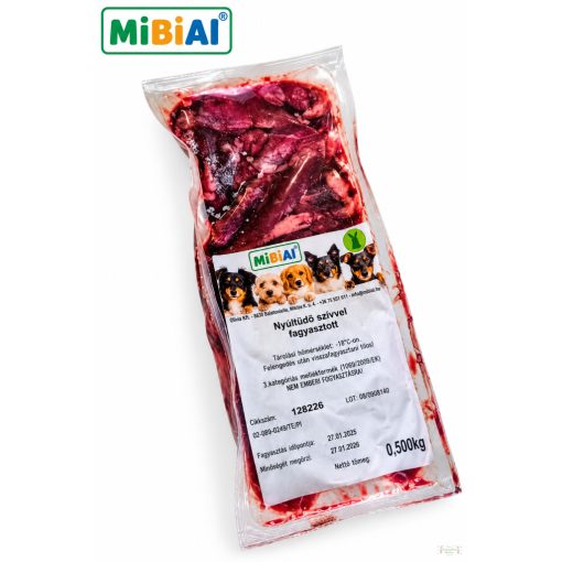 MiBiAl Nyúlszív tüdővel 500g