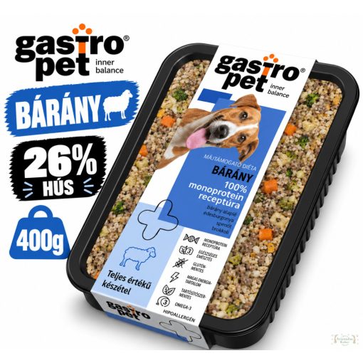 GastroPet BÁRÁNY (26% hús) 400g