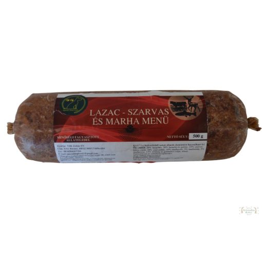 Lazac Szarvas Marha menü 500g (Speciál Dog Food)