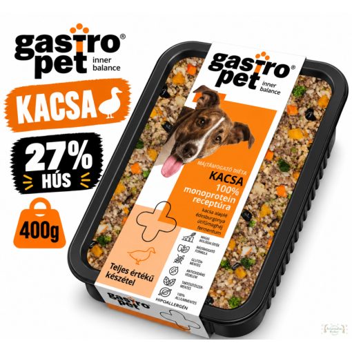 GastroPet KACSA (27% hús) 400g