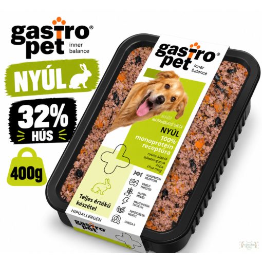 GastroPet NYÚL (32% hús) 400g