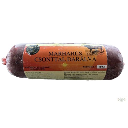 Marhahús csonttal darálva 500g (Speciál Dog Food)