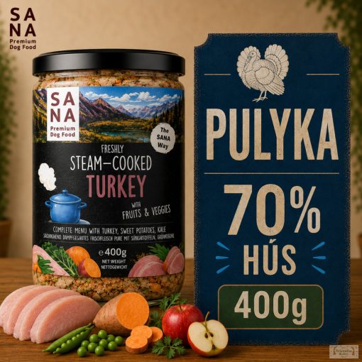 SANA Pulyka menü (70% hús) 400g 