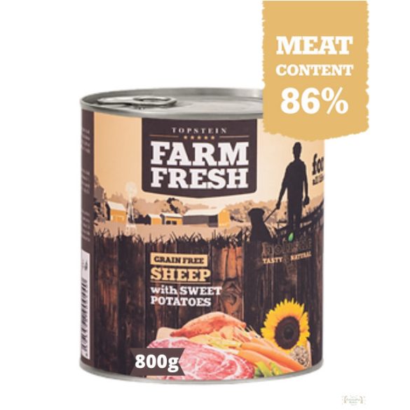 FARM FRESH Juh édesburgonyával (86% hús) 800g