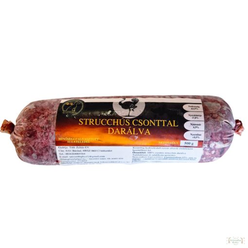 Strucchús csonttal darálva 500g (Special Dog Food)
