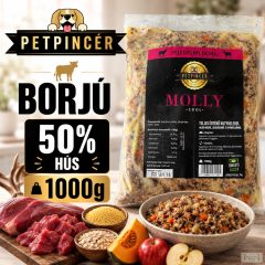 Petpincér Borjú "MOLLY COOL" (50% hús) 1kg